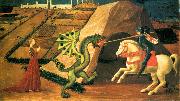 UCCELLO, Paolo St George and the Dragon qt china oil painting reproduction